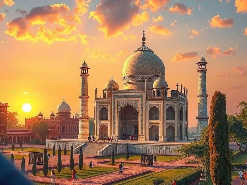 A vibrant 1000-piece jigsaw puzzle partially completed on a wooden table, showing intricate details and colors