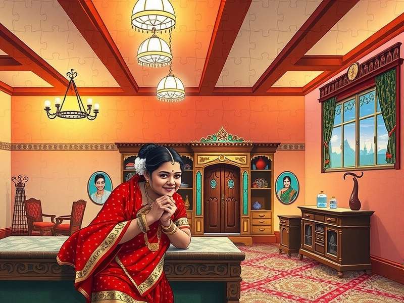 Step-by-step process of creating a personalized jigsaw puzzle from a photo upload to final product