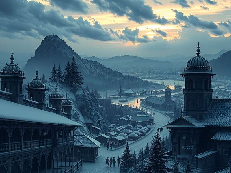 Jigsawscapes puzzle example showing a beautiful landscape