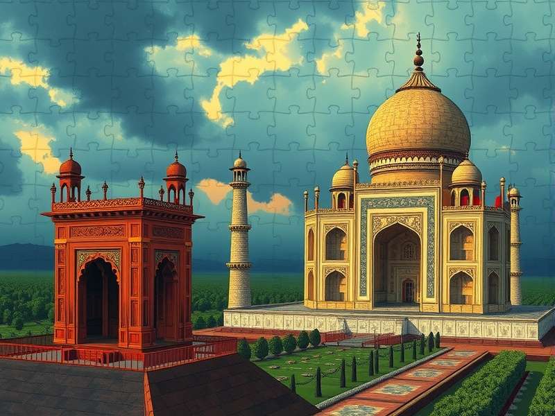 Digital interface showing advanced color and pattern sorting of jigsaw puzzle pieces