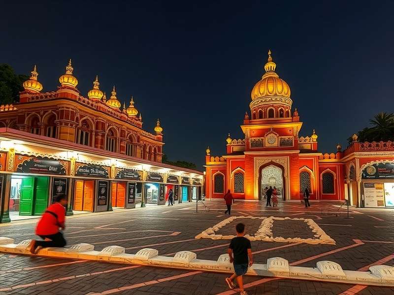 Jigsaw puzzle time lapse setup with camera and completed puzzle