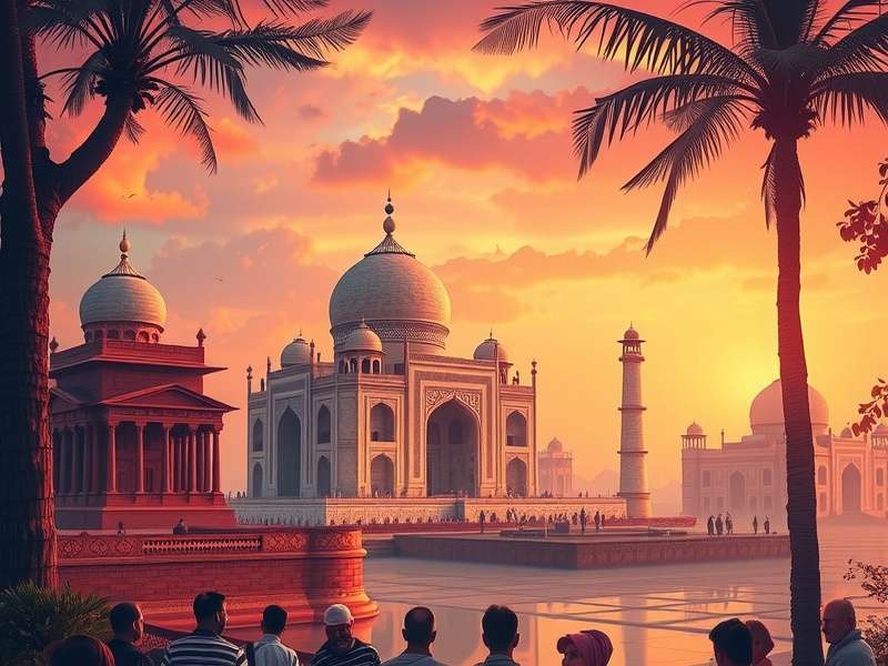 A stunning digital jigsaw puzzle of a mountain landscape coming together on a tablet