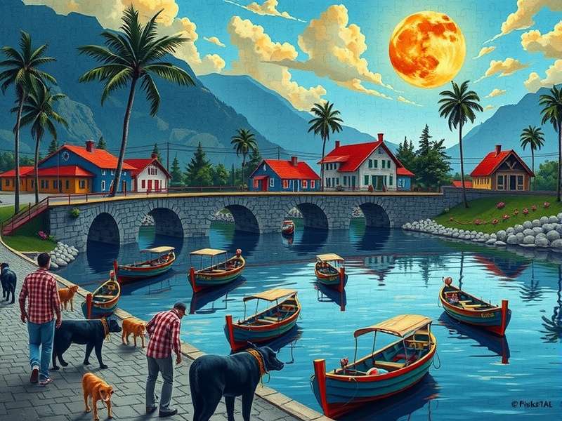 Comparison of different jigsaw puzzle cuts and piece shapes