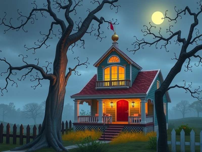 Beautiful collection of house jigsaw puzzles showing different architectural styles