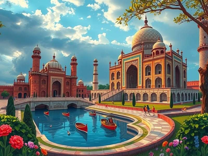 Kids playing online jigsaw puzzle on tablet