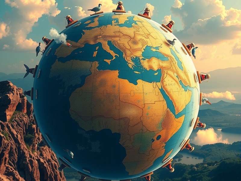 A vibrant, completed 1000-piece jigsaw puzzle depicting a galactic nebula