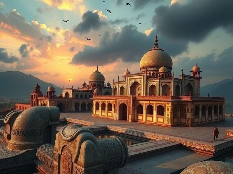 Adult hands assembling a colorful digital jigsaw puzzle on a tablet