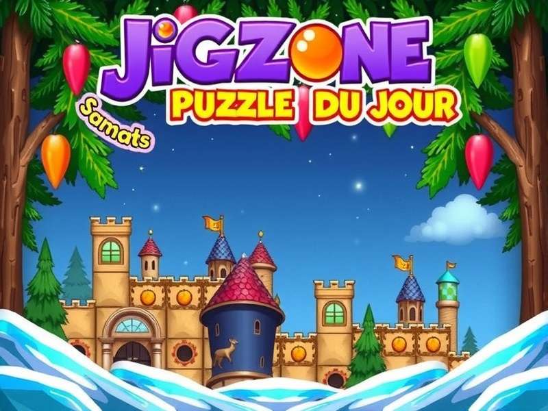 Hand placing the final piece of a colorful jigsaw puzzle on a wooden table