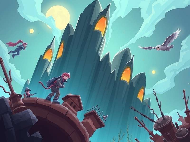 Shockwave jigsaw puzzle interface with dynamic visual effects