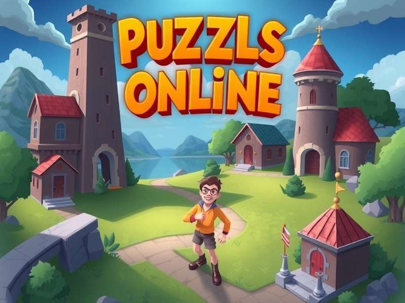 A person assembling a vibrant digital jigsaw puzzle on a tablet