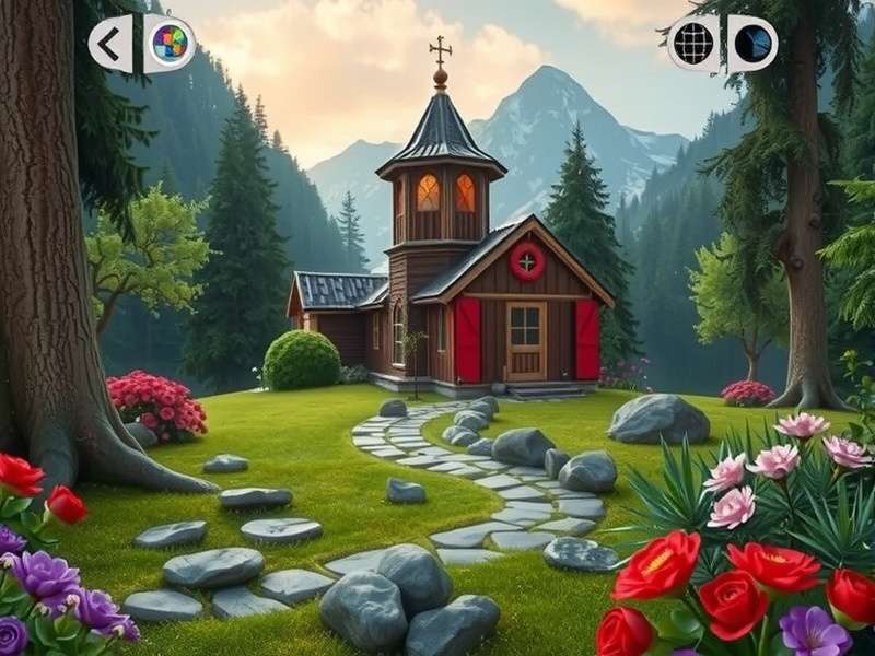 A person solving a colorful digital jigsaw puzzle on a tablet in a cozy Indian home setting