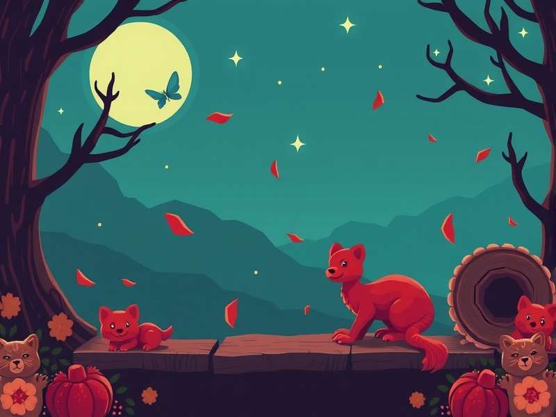 A vibrant completed jigsaw puzzle showing a scenic landscape