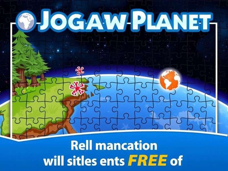 A vibrant collage of various jigsaw puzzles from Jigsaw Puzzle Planet Free interface