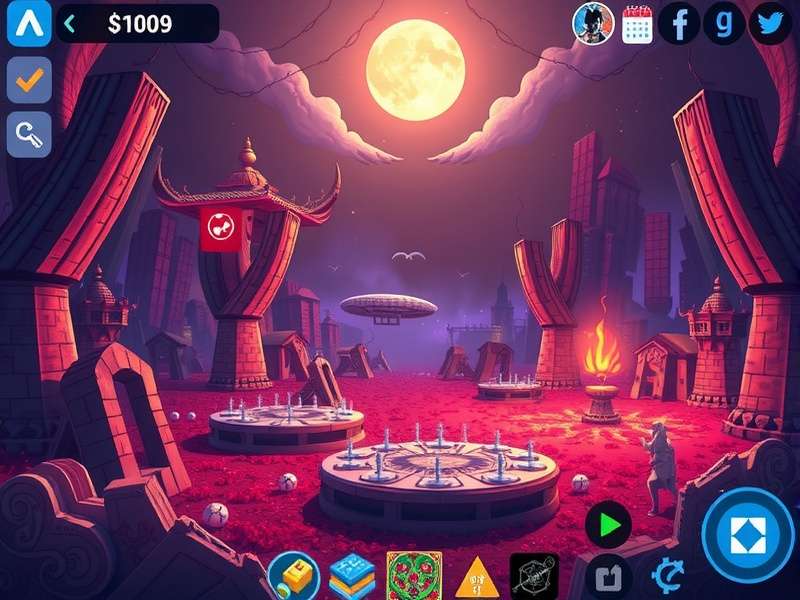 A vibrant digital jigsaw puzzle in progress on a tablet