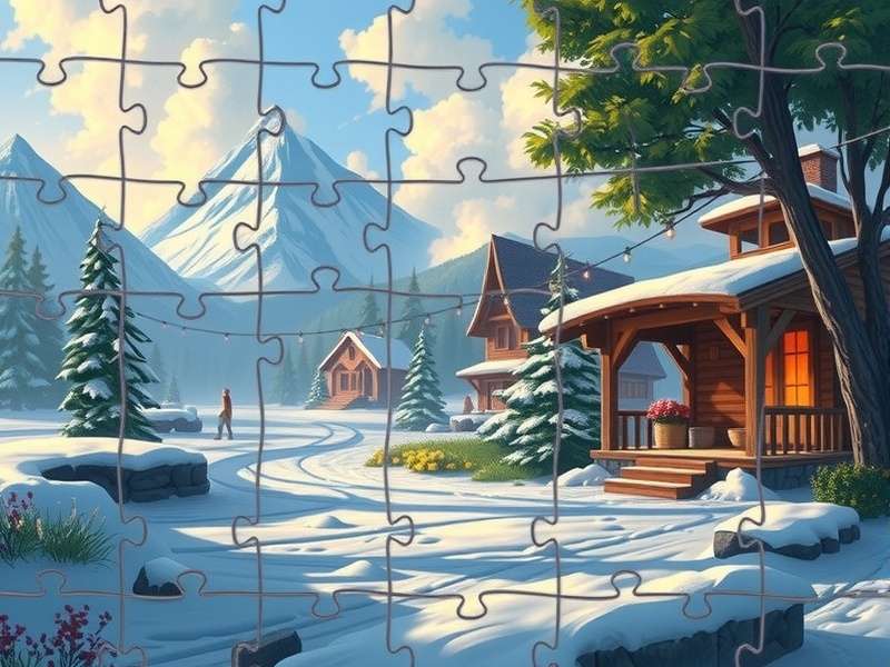 Jigsaw Puzzle Free Online — colorful puzzle pieces on a table