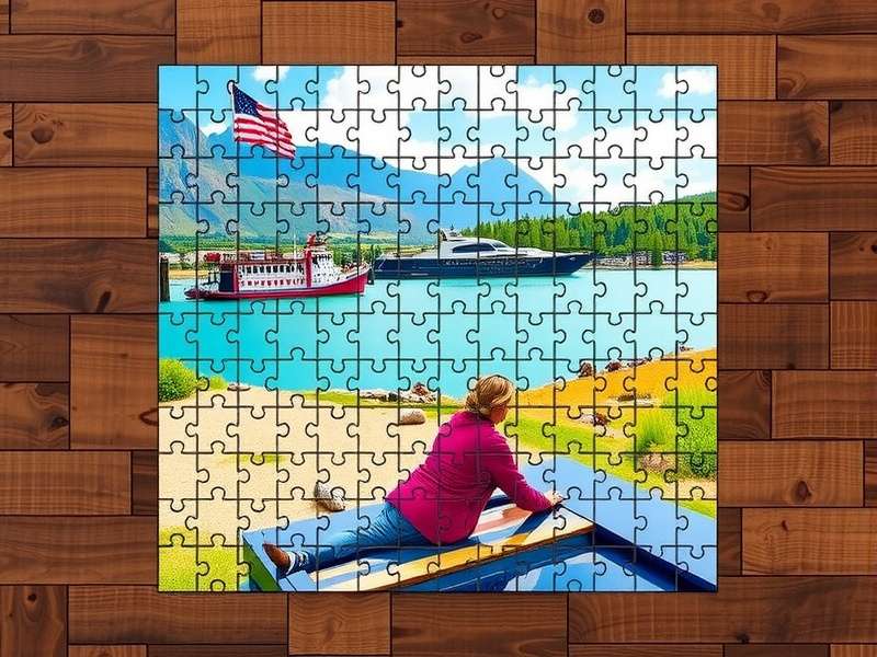 Custom made jigsaw puzzle from a family photo — personalised gift idea in India