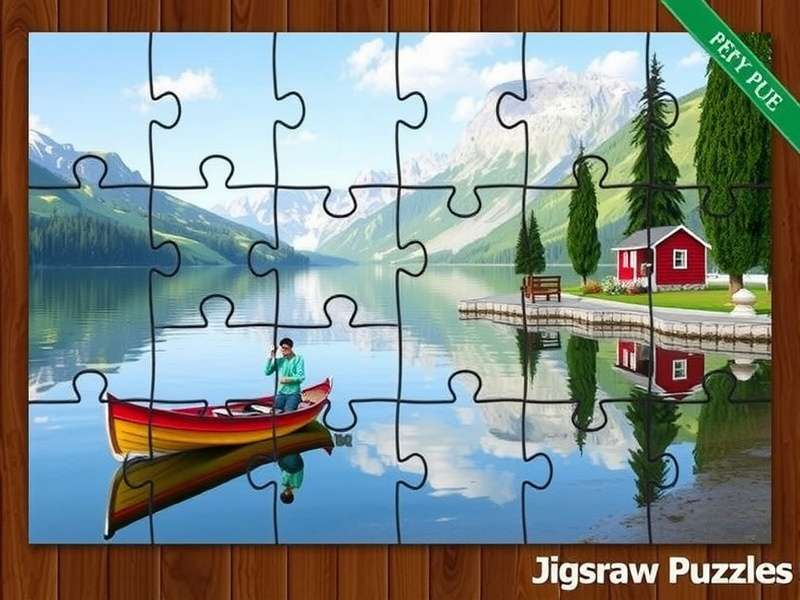 Free jigsaw puzzles for laptops — vibrant puzzle pieces on a laptop screen in India