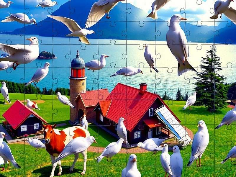 A beautifully completed 1000-piece jigsaw puzzle displayed on a table in a cozy Indian home setting
