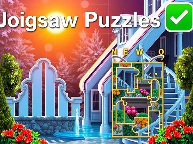Jigsaw Puzzles For Beginners – Colourful puzzle pieces coming together in a fun illustration representing India's puzzle community