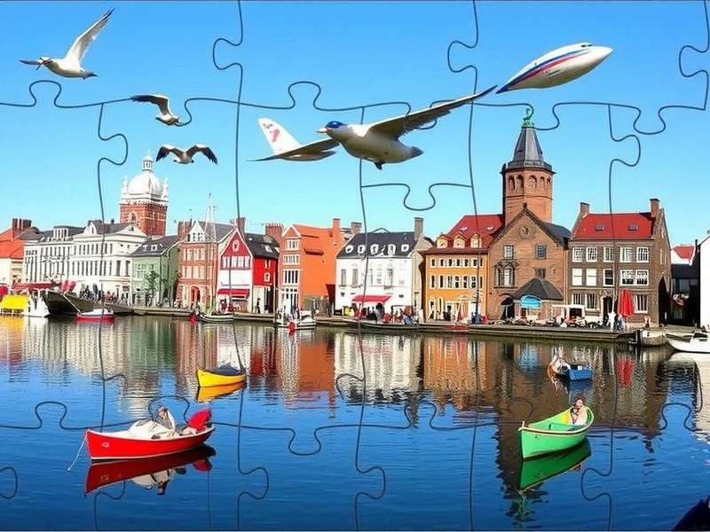 Hands assembling a custom 500-piece photo jigsaw puzzle on a wooden table in a cozy Indian home setting
