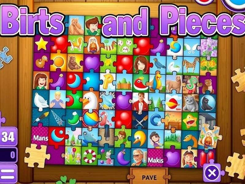 Bits And Pieces Jigsaw Puzzles collection displayed on a table with Indian decor elements